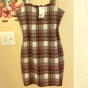 Plaid H&M dress